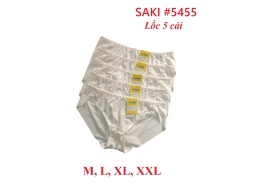 QUẦN SAKI KHÔNG VIỀN 5455 - Block 05 - MÀU TRẮNG QUẦN SAKI KHÔNG VIỀN 5455 - Block 05 - MÀU TRẮNG